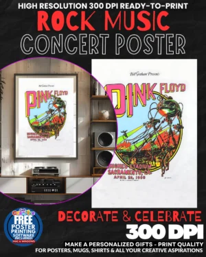 Pink Floyd 15 Music Rock Concert Poster Wall Art