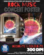 Pink Floyd 20 Music Rock Concert Poster Wall Art