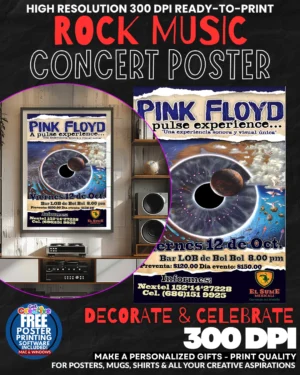 Pink Floyd 22 Music Rock Concert Poster Wall Art