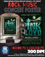 Pink Floyd 24 Music Rock Concert Poster Wall Art