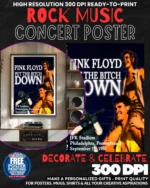 Pink Floyd 26 Music Rock Concert Poster Wall Art