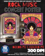 Prince 1 Music Rock Concert Poster Wall Art