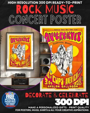 Quicksilver 1 Music Rock Concert Poster Wall Art