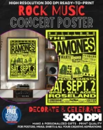 Ramones 2 Music Rock Concert Poster Wall Art