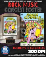 Roger Chapman 2 Music Rock Concert Poster Wall Art