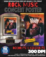 Rolling Stones 13 Music Rock Concert Poster Wall Art