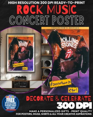 Rolling Stones 13 Music Rock Concert Poster Wall Art
