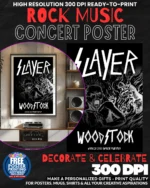 Slayer 2 Music Rock Concert Poster Wall Art