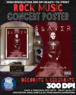 Slayer 9 Music Rock Concert Poster Wall Art