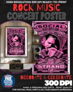 Social Distortion 1 Music Rock Concert Poster Wall Art