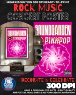 Soundgarden 2 Music Rock Concert Poster Wall Art