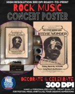 Stevie Wonder 2 Music Rock Concert Poster Wall Art
