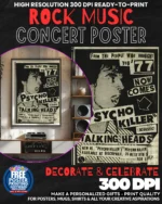 Talking Heads 1 Music Rock Concert Poster Wall Art