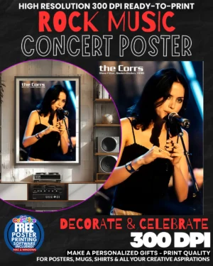 The Corrs 1 Music Rock Concert Poster Wall Art
