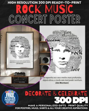 The Doors 5 Music Rock Concert Poster Wall Art