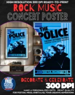 The Police 4 Music Rock Concert Poster Wall Art
