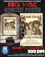The Rolling Stones 1 Music Rock Concert Poster Wall Art
