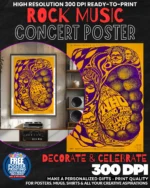 The Who 1 Music Rock Concert Poster Wall Art