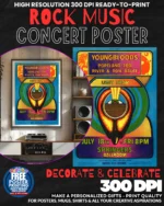 Youngbloods 1 Music Rock Concert Poster Wall Art