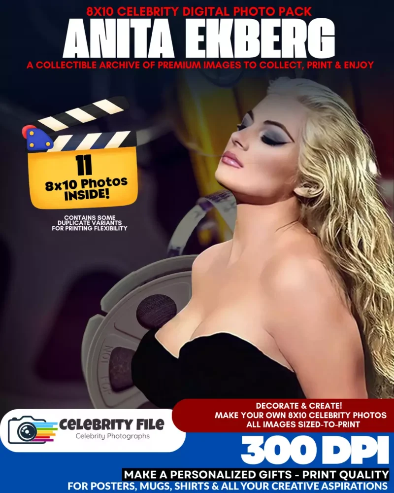 Anita Ekberg - Celebrity 8x10 Photo Pack