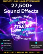 Complete 27500 Sound Effects Library