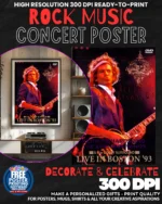 Keith Richards 2 Music Rock Concert Poster Wall Art