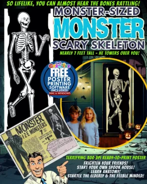 Monster Size Monsters - Boney Skeleton