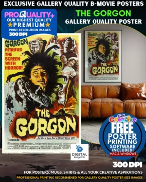 The Gorgon - Gallery Quality B Movie Poster