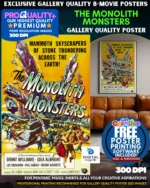 The Monolith Monsters - Gallery Quality B Movie Poster